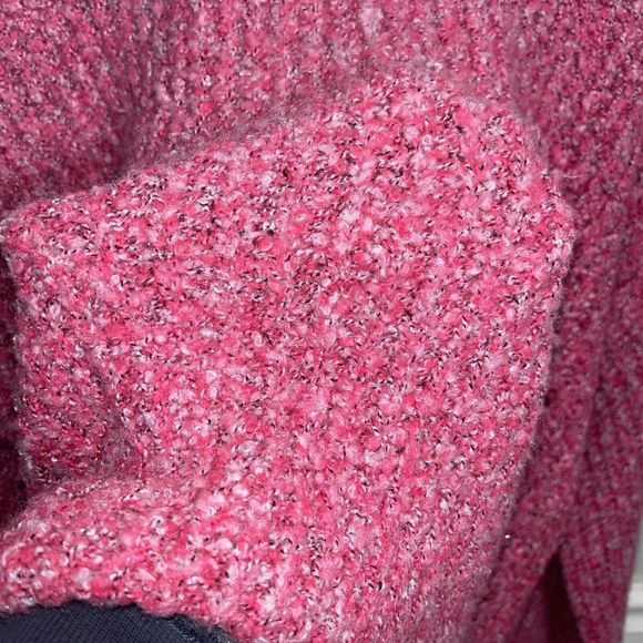 NWOT Sincerely Jules Hot Pink barbie pink crop sweater A7 - Picture 5 of 16